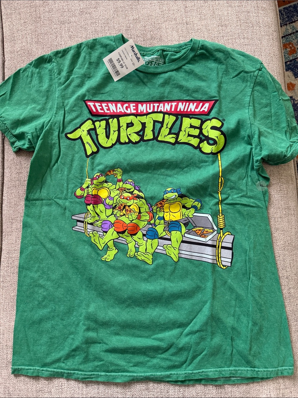 Nickelodeon Green Teenage Mutant Ninja Turtles Graphic Tee